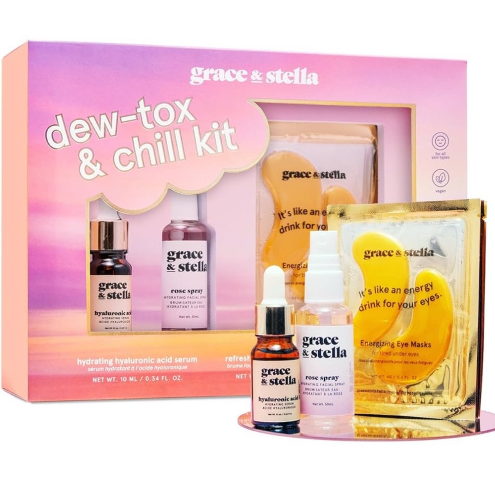 Grace & Stella Hydration and Energy‎ Set - Pink and Orange